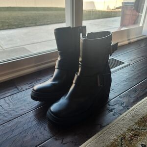 Falls Creek Black Heeled Boots